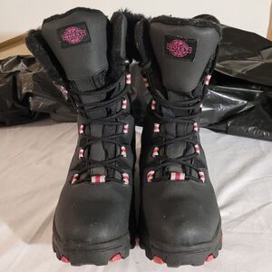 Wmns Quest Black/purple Thinsulate Snow Biits Sz 8